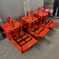 Machine de fabrication de briques réfractaires en brique d'argile automatique à faible investissement avec mélangeur de moule en béton 300 1-2 personnes Conrete