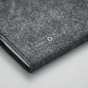 Quaderno A5 in feltro RPET, gadget ecologici - Product Image 1