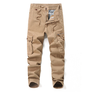 Pantalones <span class=keywords><strong>Cargo</strong></span> BAWANGCHENG 2026 de Alta Calidad para Hombre, de Algodón, con Bolsillos en la Pantorrilla, Ecológicos, Casuales, Estilo Urbano - Product Image 4