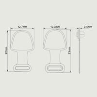 Bouchon anti-poussière en silicone anti-perte pour iPhone pour port de charge USB-C résistant à l'eau et à la poussière
