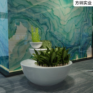 Jardinière en plastique durable sur mesure pour l'aménagement extérieur des centres commerciaux - Product Image 5