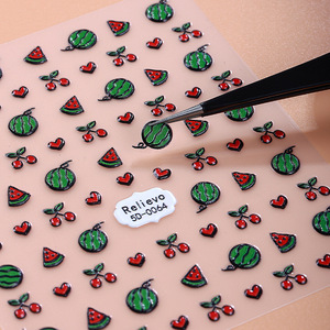 Cartoon Decorative Sticker Waterproof 5D Embossing Custom Shape Self Adhesive Gloss <b>Lamination</b> For Promotional Gifts - Product Image 3
