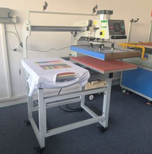 Presses à chaud à double station coulissante vers le haut Presse à sublimation Presse à chaleur pneumatique pour sweat à capuche et t-shits - Product Image 6