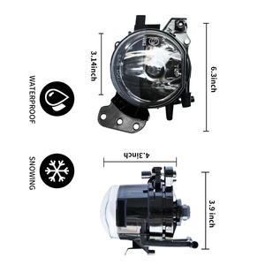 Đèn sương mù lắp ráp cho 2004-2010 Bmw 5 Series E60 E61, 525i 525xi 528i 528xi 530i 530xi 535i 535xi 545i 550i; 1 cặp - Product Image 6