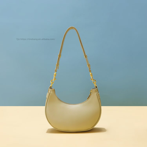 Promotional Small Size French Designer <b>Bag</b> <b>Soft</b> <b>Leather</b> Sling Shoulder <b>Bag</b> for Girls Dumpling Moon Women's <b>Bag</b> Tanjing - Product Image 3