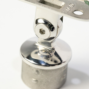 Eccellenti staffe da parete in acciaio inossidabile staffa di supporto per corrimano regolabile quadrata rotonda per staffe per corrimano per scale - Product Image 5