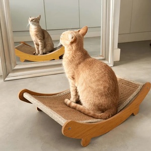 <span class=keywords><strong>Cat</strong></span> Coçar <span class=keywords><strong>Lounge</strong></span> Cama Sofá com Sisal Pad para Gato Moagem Garras para Gatos Indoor - Product Image 1