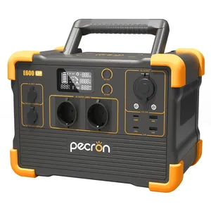 Pecron Bestseller E600LFP 1200W mit maximal 1500W Solargenerator Tragbare 614Wh LifePO4-Batterie