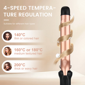 PRITECH Custom 1 Inch Krultang Crimper Elektrische Krulstaaf Haarstyling Tool Krullen Haarstyler Professionele Krultang - Product Image 3