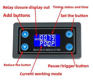 Module de relais Xy-Wj01 avec interrupteur de <span class=keywords><strong>circuit</strong></span> de synchronisation Déclencheur de déconnexion de mise hors tension <span class=keywords><strong>tout</strong></span> interrupteur de synchronisation de cycle retardé - Product Image 4