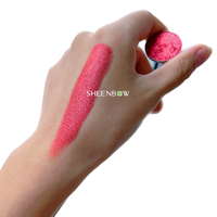 Sheenbow Poudre de chrome métallique super rouge Pigment de fard à paupières effet métal rouge