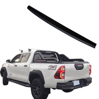 Garniture de hayon en acier texturé noir YCSUNZ pour Toyota Hilux 2021 Conquest 2.8 4x4 MT Double Cab Pickup Accessoires