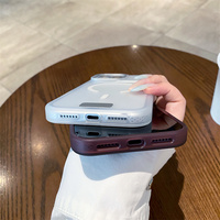 Étui magnétique translucide mat coloré pour iPhone 18 Pro Max 18 Pro 17 Pro Max, compatible avec la charge sans fil, coque fine