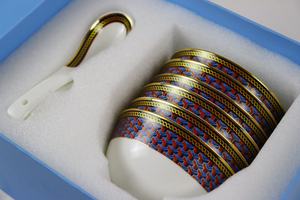 Bol en céramique de porcelaine d'os de haute qualité de vente chaude caractéristique durable pour les fêtes - Product Image 4