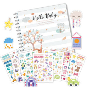 4 PCS/Set Autocollants de scrapbooking Différents motifs Autocollants de grossesse pour bébé et enfant en bas âge - Product Image 1