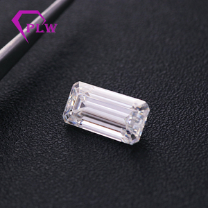 Gioielli in laguna taglio smeraldo <span class=keywords><strong>moissanite</strong></span> pietra sciolta EF colore 1ct - Product Image 4