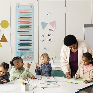 Organisateur mural suspendu pour crayons, 32 poches, numéroté, portable, pour les écoles et les bureaux - Product Image 6