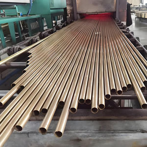 Tuyau en laiton de grand <span class=keywords><strong>diamètre</strong></span> H59 H62, <span class=keywords><strong>tube</strong></span> en <span class=keywords><strong>cuivre</strong></span> creux à paroi mince, tuyau droit enroulé avec services de découpe - Product Image 3