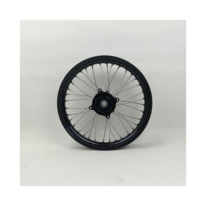 Nuevo Juego de Ruedas SX85 17 <span class=keywords><strong>Supermoto</strong></span> Motard, Aleación de Aluminio 7050-T6 Anodizado, Totalmente Negro, Rin Delantero/Trasero, Pit Bike, Mini Racing - Product Image 4