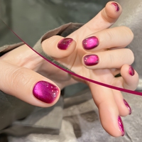 Vernis à ongles effet œil de chat Dragon Fruit 2026 Nouvelle Collection Rouge Rose Effet Perles de Verre Magnétique Gel Imperméable Non Toxique