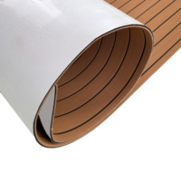 Revêtement de pont en mousse EVA antidérapant moderne 2400 mm * 117 mm, qualité marine, bateaux, yachts, pose facile, imperméable, sol synthétique pour bateaux d'extérieur