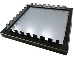 Porte d'accès à onglet carré en métal pour HVAC - Product Image 5
