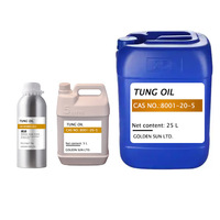 Huile de tung pure de qualité industrielle, anti-corrosion, imperméable, finition bois bouilli, 8001-20-5, pureté 99%, en vrac, 5 kg