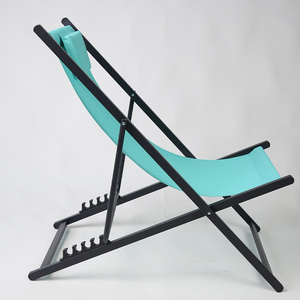 Chaises longues de plage pliantes modernes en tissu Oxford et alliage d'aluminium pour adultes, avec coussin, pour extérieur, piscine et <span class=keywords><strong>jardin</strong></span>, vente en gros, métal, <span class=keywords><strong>pas</strong></span> <span class=keywords><strong>cher</strong></span> - Product Image 4