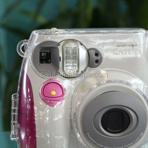 Étui de protection en silicone rigide <span class=keywords><strong>pour</strong></span> <span class=keywords><strong>appareil</strong></span> <span class=keywords><strong>photo</strong></span> instantané <span class=keywords><strong>Fujifilm</strong></span> Instax Mini 7s, sac transparent antichoc - Product Image 3