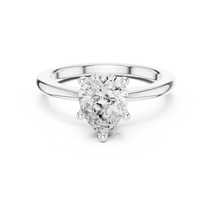 Premium Classic Pear <b>Solitaire</b> Lab Grown Diamond Halo <b>Ring</b> 1.5 Carat 925 Sterling <b>Silver</b> IGI Certified Wedding Party Anniversary - Product Image 3