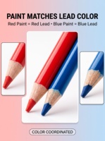 Crayons de couleur double embout bicolores, double pointe 2 en 1, en bois, logo personnalisé, emballage en vrac, fournitures pour dessin d'enfants, cadeaux de fête scolaire