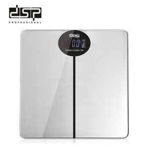 Pèse-personne électronique DSP Body Glass avec écran LCD 0,1 kg, rectangulaire, antidérapant, pour salle de bain - Product Image 5