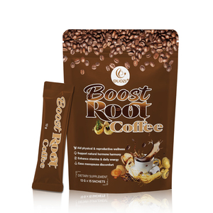 Boost Root Coffee, Café Energético 100% Natural - 15 Sobres, Suplemento Dietético para la Energía y el Bienestar Reproductivo - Product Image 4