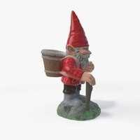 Statue de gnome de jardin en polyrésine pas chère