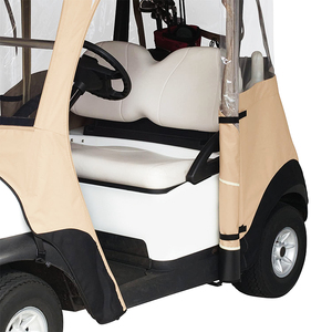 Cubierta de plástico transparente para carrito de golf, impermeable, a prueba de Sol, para la lluvia, 600D, Oxford + PVC, novedad - Product Image 2
