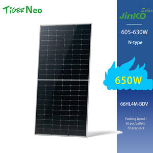 Jinko Solar 66HL4M-BDV 600-630W N-Typ Bifaziales Doppelglas-Modul |   Hochleistungs-Tiger Neo PV-Modul für Dach- und Gewerbe- und Industrieprojekte - Product Image 1