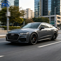 Nouvelles jantes en aluminium forgé multi-rayons de 17 à 22 pouces, style ABT, noir brillant poli, compatibles avec Audi Mercedes, 5x112