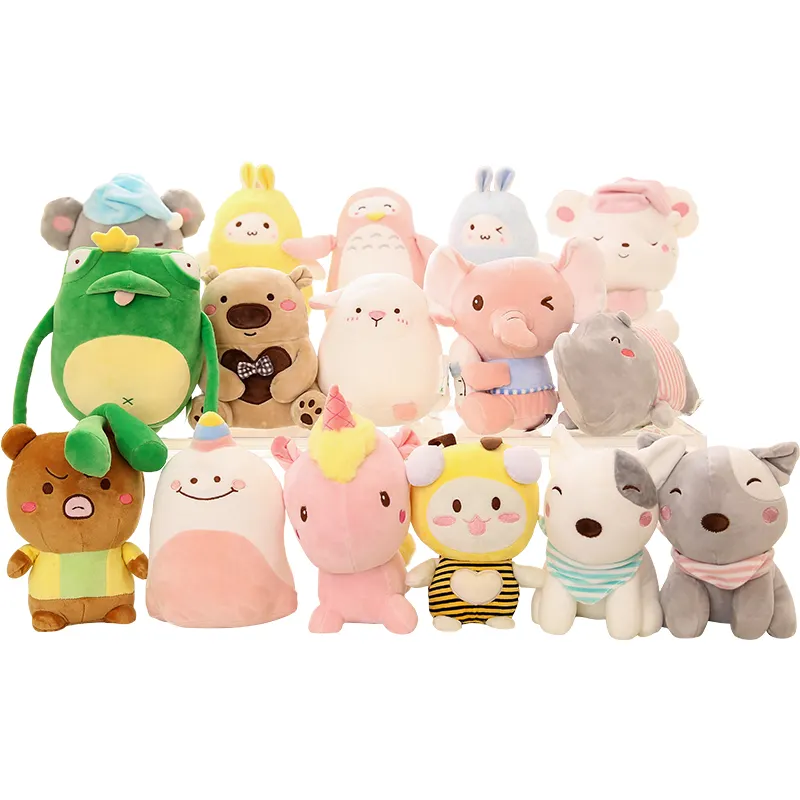 Small Kawaii Cute Bear Plushy Toy Bulk Wholesale Custom Animal Plushie Stuffed Soft Plush Toys