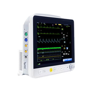 12 Inch Multiparameter EtCO2 Capnograph <strong>Vital</strong> <strong>Signs</strong> Monitor Surgery Anesthesia Patient Monitor Veterinary - Product Image 3