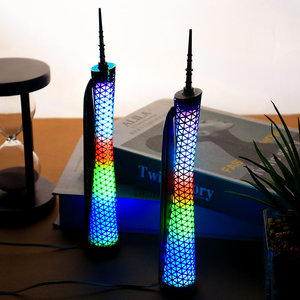 Statue de <span class=keywords><strong>tour</strong></span> de Canton personnalisée modèle vintage en métal avec lumière LED décoration de la maison <span class=keywords><strong>visite</strong></span> de souvenirs modèle de <span class=keywords><strong>tour</strong></span> de Guangzhou en alliage de petite taille - Product Image 2