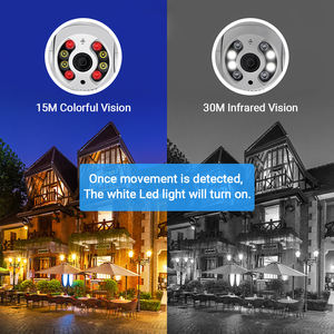 新款A8 1080P 3MP 5MP PTZ无线圆顶安全知识产权摄像机远程室外双向音频运动检测云台闭路电视摄像机 - Product Image 5