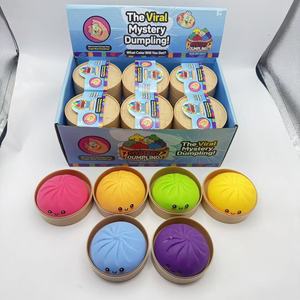 Factory Calming Decompression Steamed Bun Blind <b>Box</b> Squeaky Squeeze Slow Rising Anxiety Relief Collectible Fidget Toy EVA - Product Image 6
