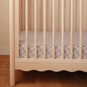 Cunas Modernas con Diseño de Ondas, 4 en 1, Convertibles en Cama para Niños Pequeños con Barandas de Seguridad - Product Image 6
