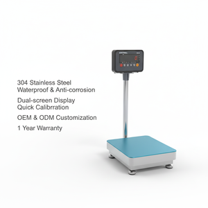For TSB-330 150kg LED/LCD Bench Scale Stainless Steel Digital Platform Balance Simple <strong>Calibration</strong> OEM/ODM Customizable - Product Image 2