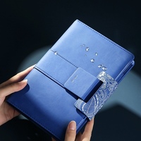 Carnet de notes imprimé personnalisé doublé de bureau d'affaires de haute qualité en cuir PU carnet de notes A5 personnalisé avec logo