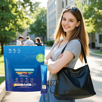 Poudre d'hydratation électrolytique certifiée GMP pour le soutien immunitaire et la gestion de l'énergie, saveur personnalisée, en vrac, 30 sticks, Nutrition sportive