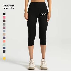 Pantalones Deportivos de Compresión para Mujer, Diseño Sólido, Leggings de Yoga de Cintura Alta - Product Image 6