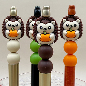 Cuentas de silicona con diseño de erizo y calabaza para manualidades DIY - Product Image 5