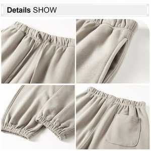 กางเกงวอร์มผู้ชายเอวกลางทรงฮิปฮอป พิมพ์ลายปักตามสั่ง ผ้าโพลีเอสเตอร์/คอตตอนผสม - Product Image 4