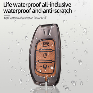 Alliage de Zinc <span class=keywords><strong>clé</strong></span> sac <span class=keywords><strong>coque</strong></span> <span class=keywords><strong>clé</strong></span> étui pour <span class=keywords><strong>Hyundai</strong></span> IX35 Sonata Veloster HD 78 Staria <span class=keywords><strong>clé</strong></span> couverture voiture accessoires - Product Image 5